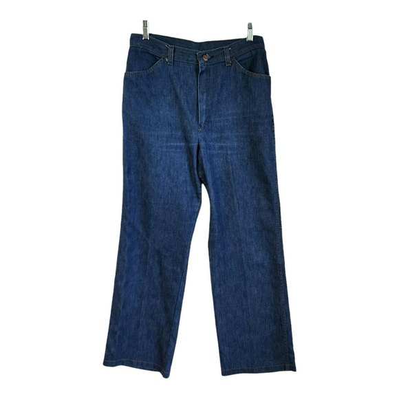 Vintage 1970's Women's Sears Jeans That Fit Size 16 31x29 High Waist Mom Jeans - Picture 1 of 12